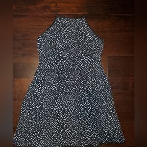 Aritzia Wilfred Mini Polka Dot Mini Dress